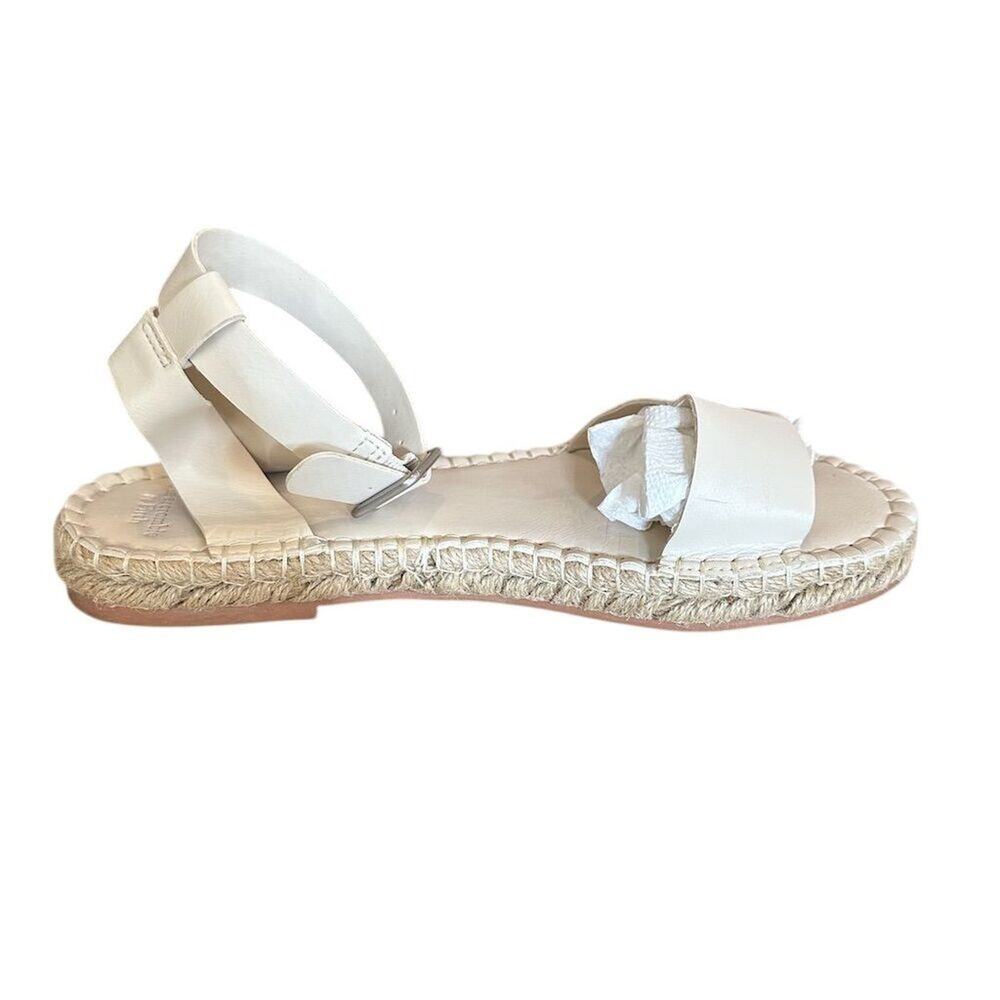 Abercrombie‎ & Fitch Women's Espadrille Sandals Beige Size 8/9 Summer Casual - Picture 4 of 12